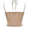 Chantelle Latte Satin Corset