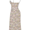 Charlotte Peony Print  Midi Sundress