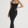 Charmaine Black Corset Maxi Dress Charmaine Black Corset Maxi Dress