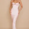 Charmaine Blush Pink Corset Maxi Dress Charmaine Blush Pink Corset Maxi Dress
