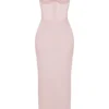 Charmaine Blush Pink Corset Maxi Dress Charmaine Blush Pink Corset Maxi Dress
