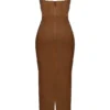Charmaine Chocolate Corset Maxi Dress Charmaine Chocolate Corset Maxi Dress