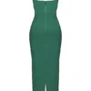 Charmaine Forest Corset Maxi Dress Charmaine Forest Corset Maxi Dress