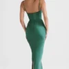 Charmaine Forest Corset Maxi Dress Charmaine Forest Corset Maxi Dress