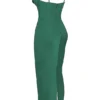 Charmaine Forest Corset Maxi Dress Charmaine Forest Corset Maxi Dress