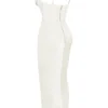 Charmaine Ivory Corset Maxi Dress