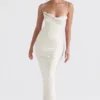 Charmaine Ivory Corset Maxi Dress