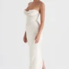 Charmaine Ivory Corset Maxi Dress