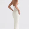 Charmaine Ivory Corset Maxi Dress