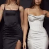 Charmaine Ivory Corset Maxi Dress