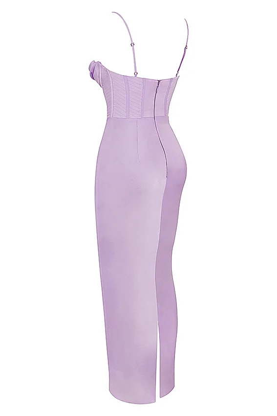Charmaine Lavender Corset Maxi Dress Charmaine Lavender Corset Maxi Dress