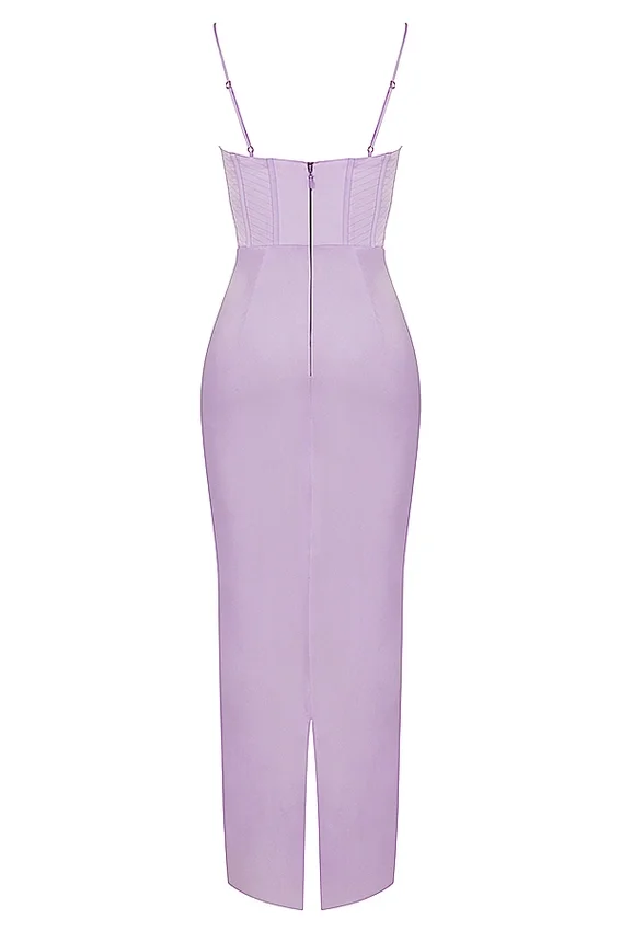 Charmaine Lavender Corset Maxi Dress Charmaine Lavender Corset Maxi Dress
