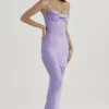 Charmaine Lavender Corset Maxi Dress Charmaine Lavender Corset Maxi Dress