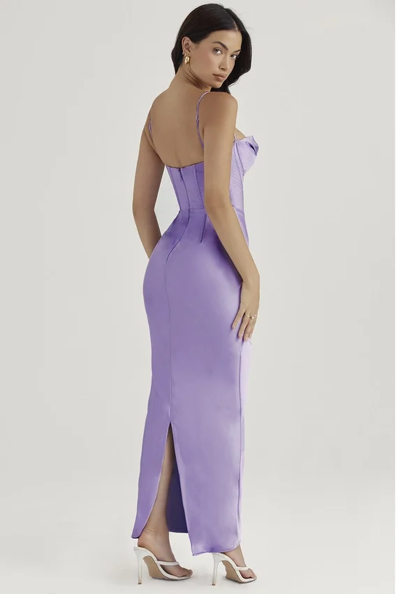 Charmaine Lavender Corset Maxi Dress Charmaine Lavender Corset Maxi Dress