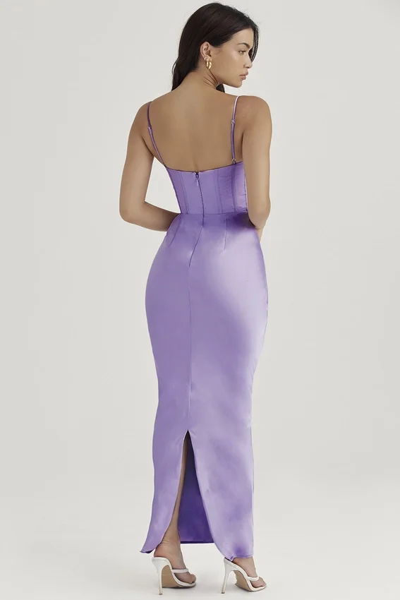 Charmaine Lavender Corset Maxi Dress Charmaine Lavender Corset Maxi Dress