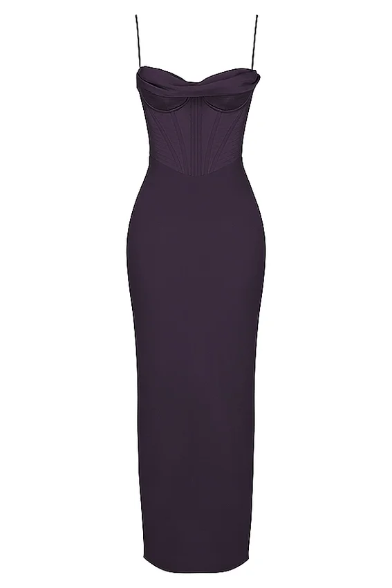 Charmaine Night Shade Corset Maxi Dress Charmaine Night Shade Corset Maxi Dress