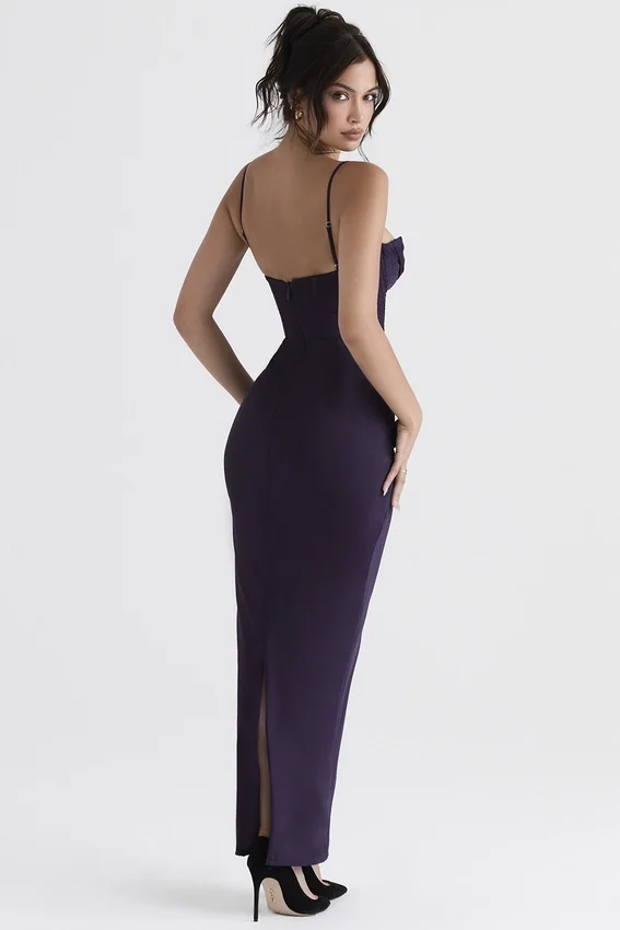 Charmaine Night Shade Corset Maxi Dress Charmaine Night Shade Corset Maxi Dress