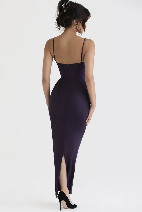 Charmaine Night Shade Corset Maxi Dress Charmaine Night Shade Corset Maxi Dress