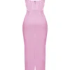 Charmaine Pink Corset Maxi Dress Charmaine Pink Corset Maxi Dress
