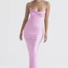 Charmaine Pink Corset Maxi Dress Charmaine Pink Corset Maxi Dress