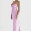 Charmaine Pink Corset Maxi Dress Charmaine Pink Corset Maxi Dress