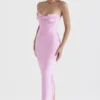 Charmaine Pink Corset Maxi Dress Charmaine Pink Corset Maxi Dress