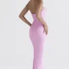 Charmaine Pink Corset Maxi Dress Charmaine Pink Corset Maxi Dress