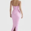 Charmaine Pink Corset Maxi Dress Charmaine Pink Corset Maxi Dress