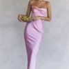 Charmaine Pink Corset Maxi Dress Charmaine Pink Corset Maxi Dress