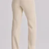 Chiara Vintage Ivory Crepe Straight Leg Trousers Chiara Vintage Ivory Crepe Straight Leg Trousers