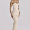 Chiara Vintage Ivory Crepe Straight Leg Trousers Chiara Vintage Ivory Crepe Straight Leg Trousers