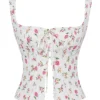 Chicca Rose Print Floral Top Chicca Rose Print Floral Top