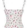 Chicca Rose Print Floral Top Chicca Rose Print Floral Top