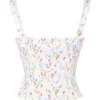 Chicca White Posy Print Top Chicca White Posy Print Top