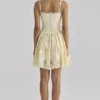 Chloe Lemon Custom Lace Cotton Broderie Anglaise Mini Dress Chloe Lemon Custom Lace Cotton Broderie Anglaise Mini Dress