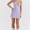Christiana Lavender Mini Dress Christiana Lavender Mini Dress