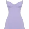 Christiana Lavender Mini Dress Christiana Lavender Mini Dress