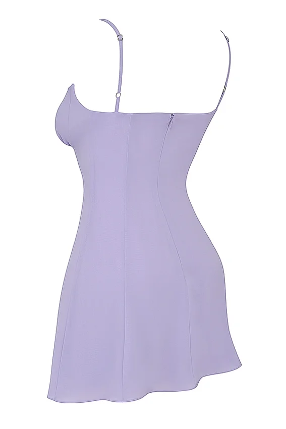 Christiana Lavender Mini Dress Christiana Lavender Mini Dress