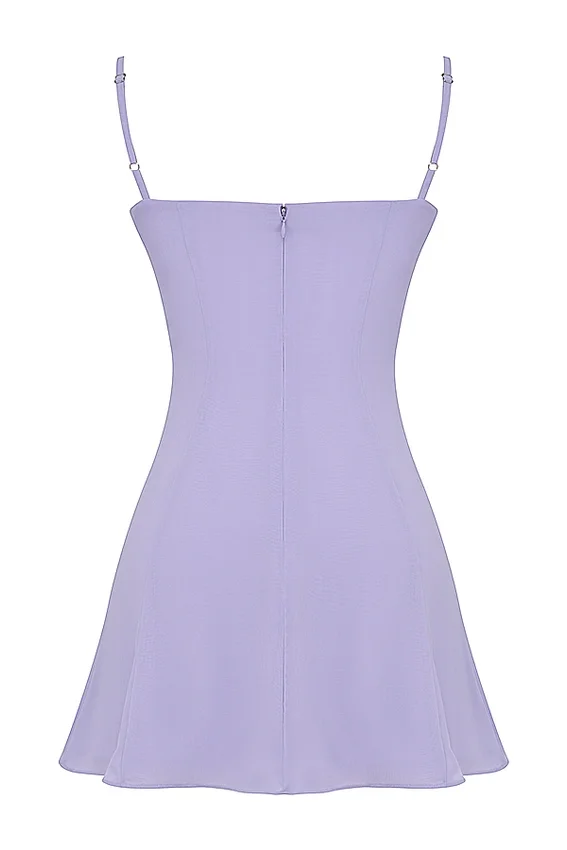 Christiana Lavender Mini Dress Christiana Lavender Mini Dress