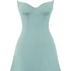 Christiana Light Jade Mini Dress Christiana Light Jade Mini Dress