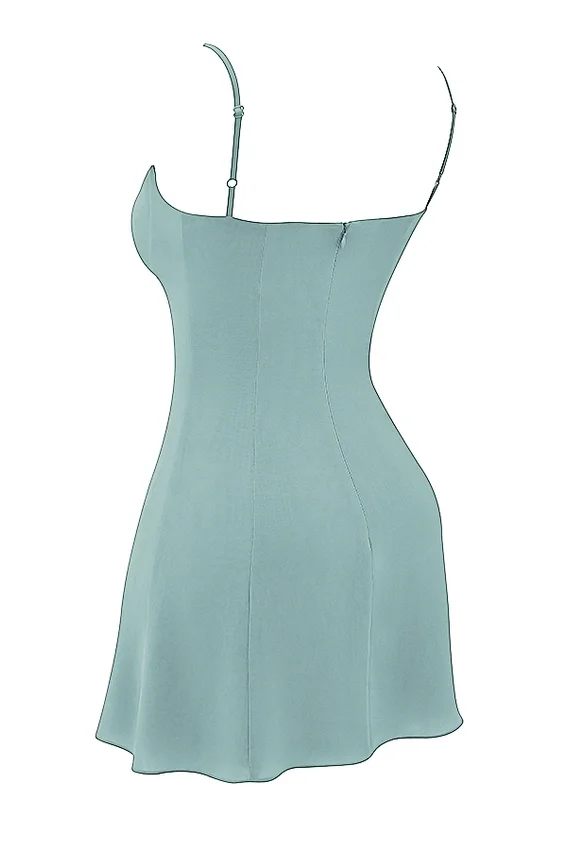 Christiana Light Jade Mini Dress Christiana Light Jade Mini Dress