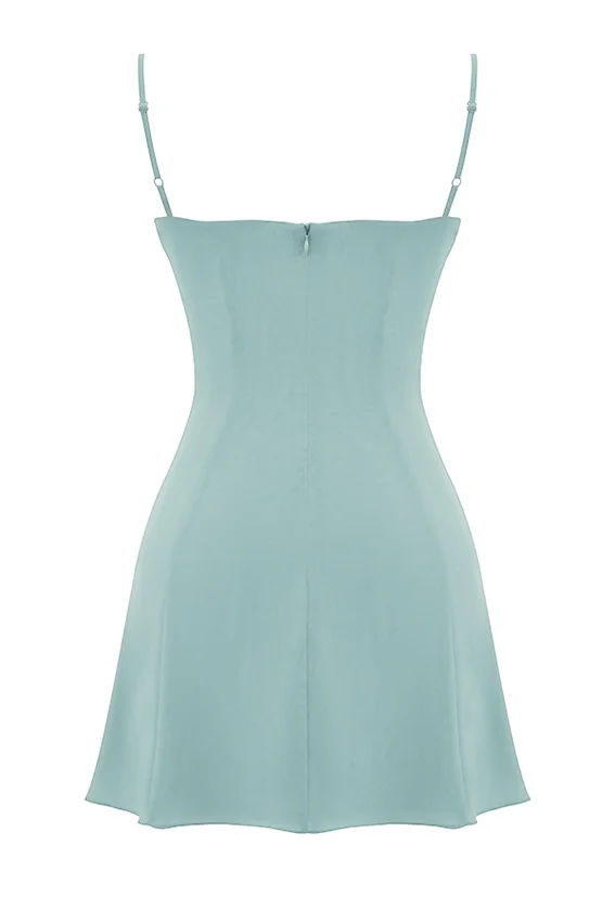 Christiana Light Jade Mini Dress Christiana Light Jade Mini Dress