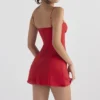 Christiana Red Mini Dress Christiana Red Mini Dress