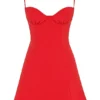 Christiana Red Mini Dress Christiana Red Mini Dress