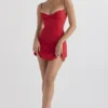 Christiana Red Mini Dress Christiana Red Mini Dress