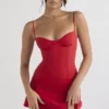 Christiana Red Mini Dress Christiana Red Mini Dress
