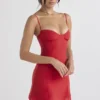 Christiana Red Mini Dress Christiana Red Mini Dress