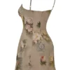 Christiana Vintage Floral Mini Dress Christiana Vintage Floral Mini Dress