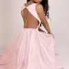 Cindy Ballerina Pink Twill Midi Sundress Cindy Ballerina Pink Twill Midi Sundress