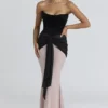Clara Black & Blush Chiffon Maxi Dress – Limited Edition Clara Black & Blush Chiffon Maxi Dress – Limited Edition